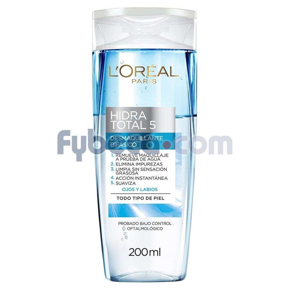 Desmaquillante-Agua-Micelar-Bif&aacute;sico-Hidra-Total-5-Loreal-Paris-200ml-imagen