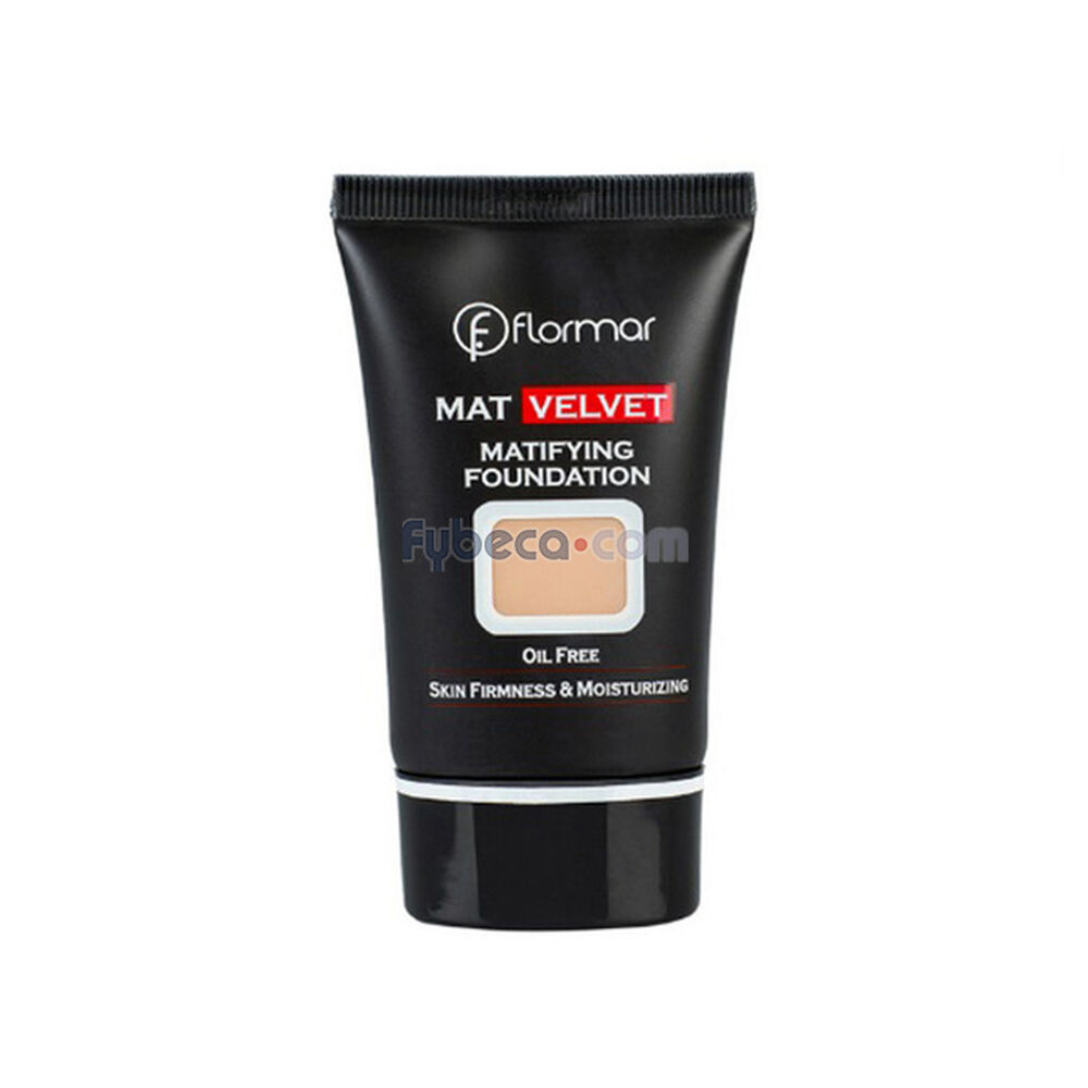Base Flormar Mat Velvet Matifyng Foundation V204 Natural Beige 35 Ml