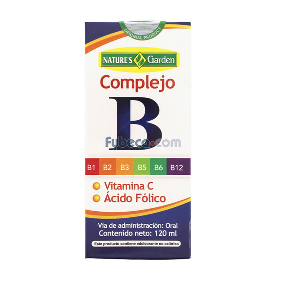 Complejo-B+-Acido-Folico+Vitamina-C-F/120-Ml-imagen