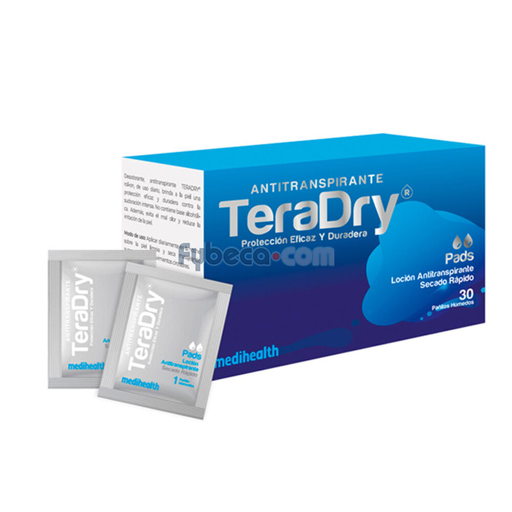 Teradry-Loción-Pads-Caja-imagen