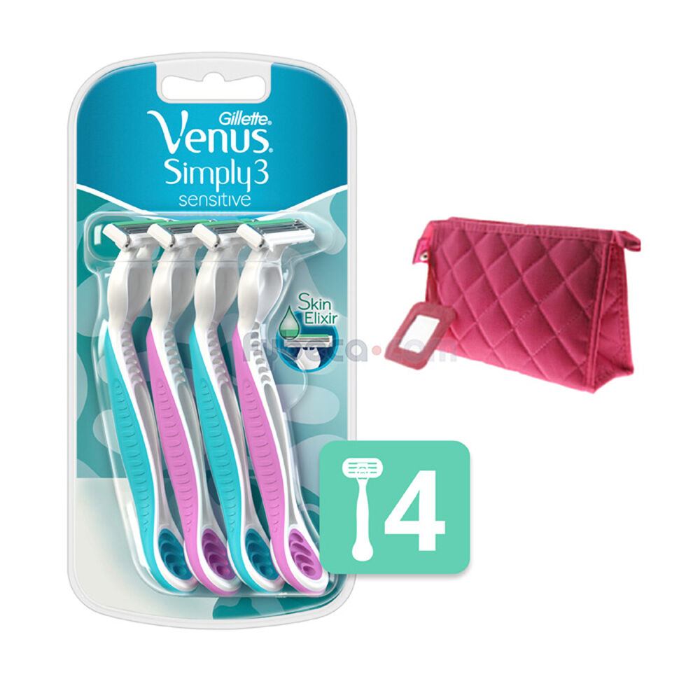 Afeitadora-Desechable-Gillette-Sensitve-Más-Regalo-Paquete--imagen