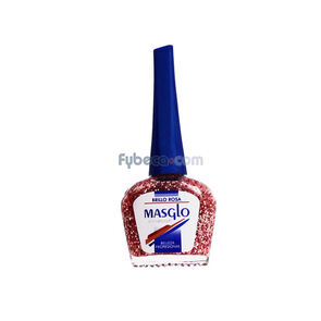 Esmalte-De-U&ntilde;as-Masglo-Brillo-Con-Particulas-Rosa-13.5-Ml-Frasco-imagen