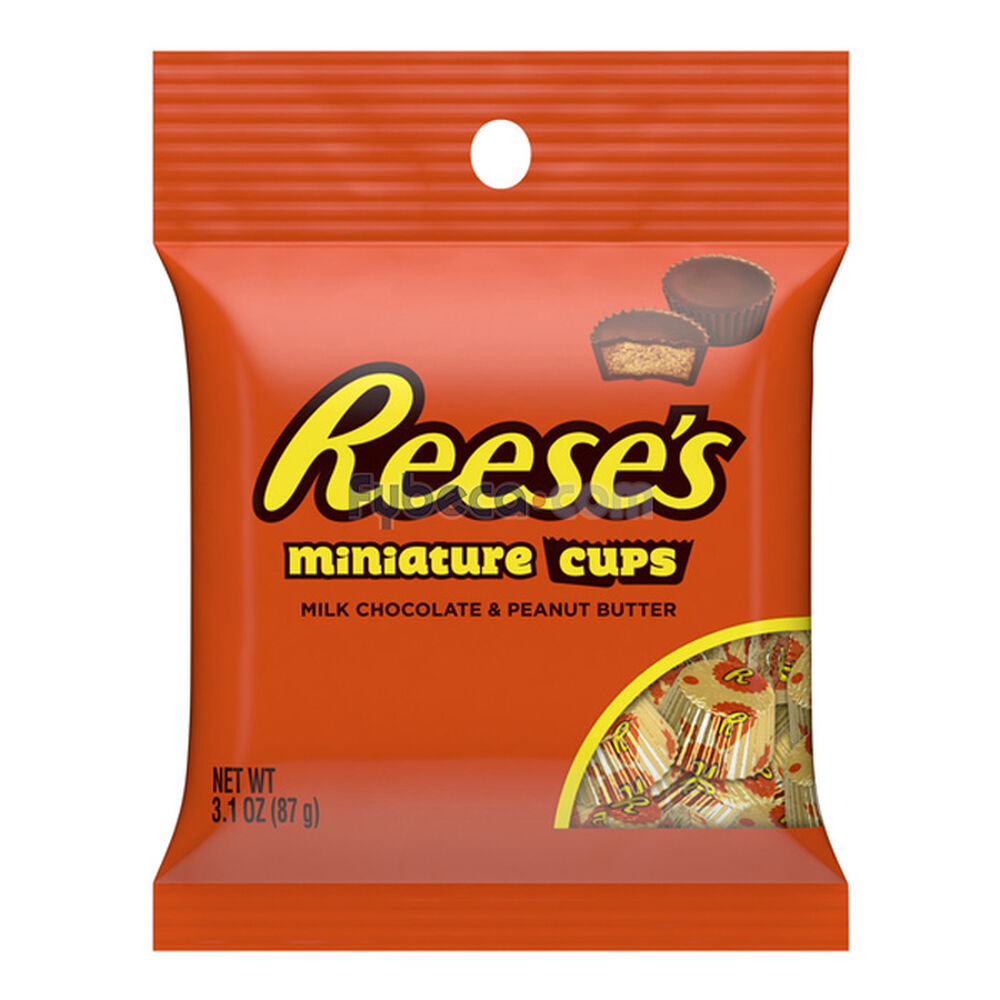 Chocolates-Reese'S-Miniature-Cups-87-G-Paquete-imagen