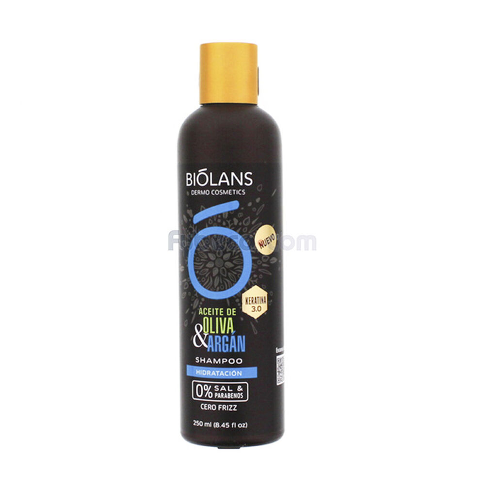 Shampoo-Biólans-Hidratación-Aceite-De-Oliva-&-Argán-Sin-Sal-250-Ml-Frasco-imagen