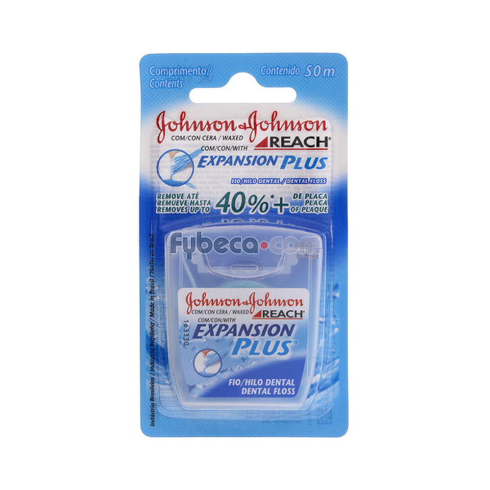 Hilo-Dental-Expansión-Plus-Johnson-&-Johnson-50-Mts-Caja-imagen