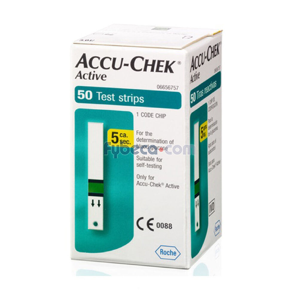 50-Tirillas-De-Glucosa-En-Sangre-Accu-Check-Active-Glucose-Caja-imagen