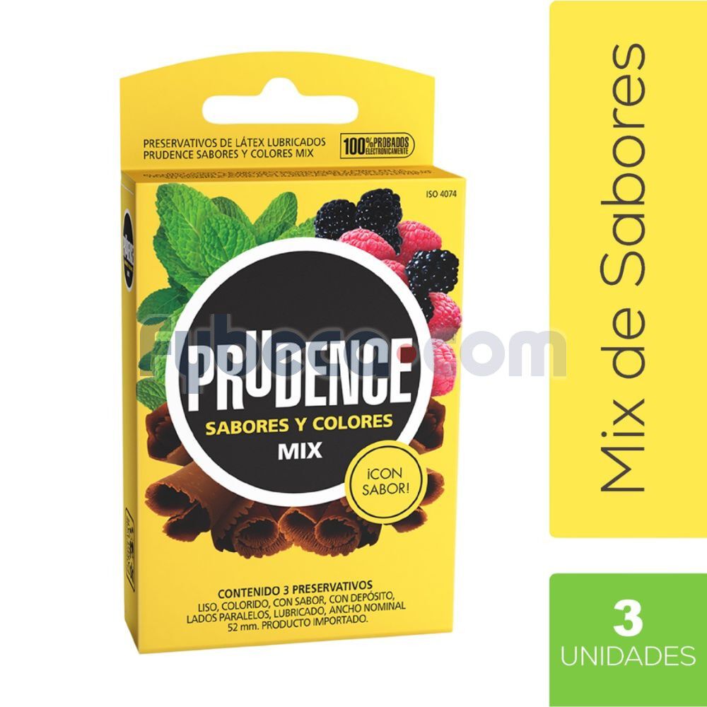 Preservativo-Prudence-Sabores-Mix-C/3-imagen