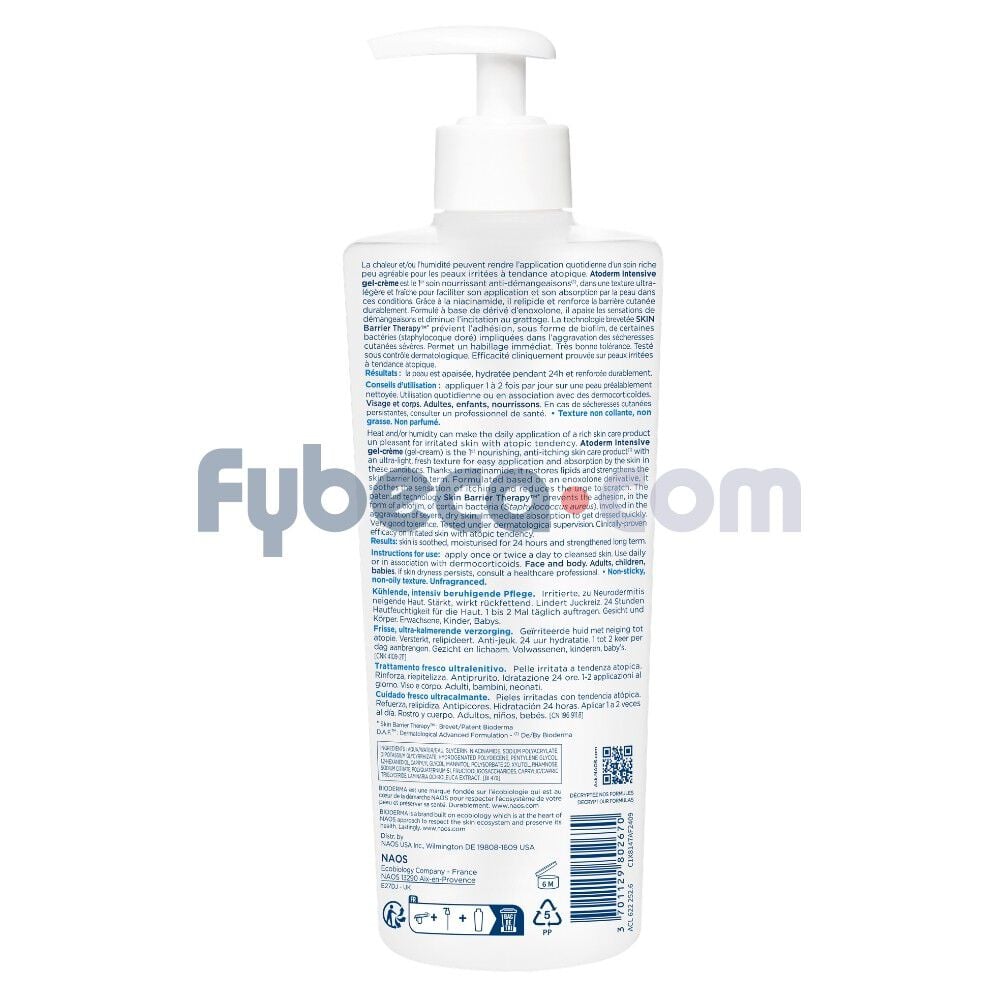 Atoderm-Intensive-Gel-Cr&eacute;me-500ml---Crema-hidratante-antipicor-imagen-2