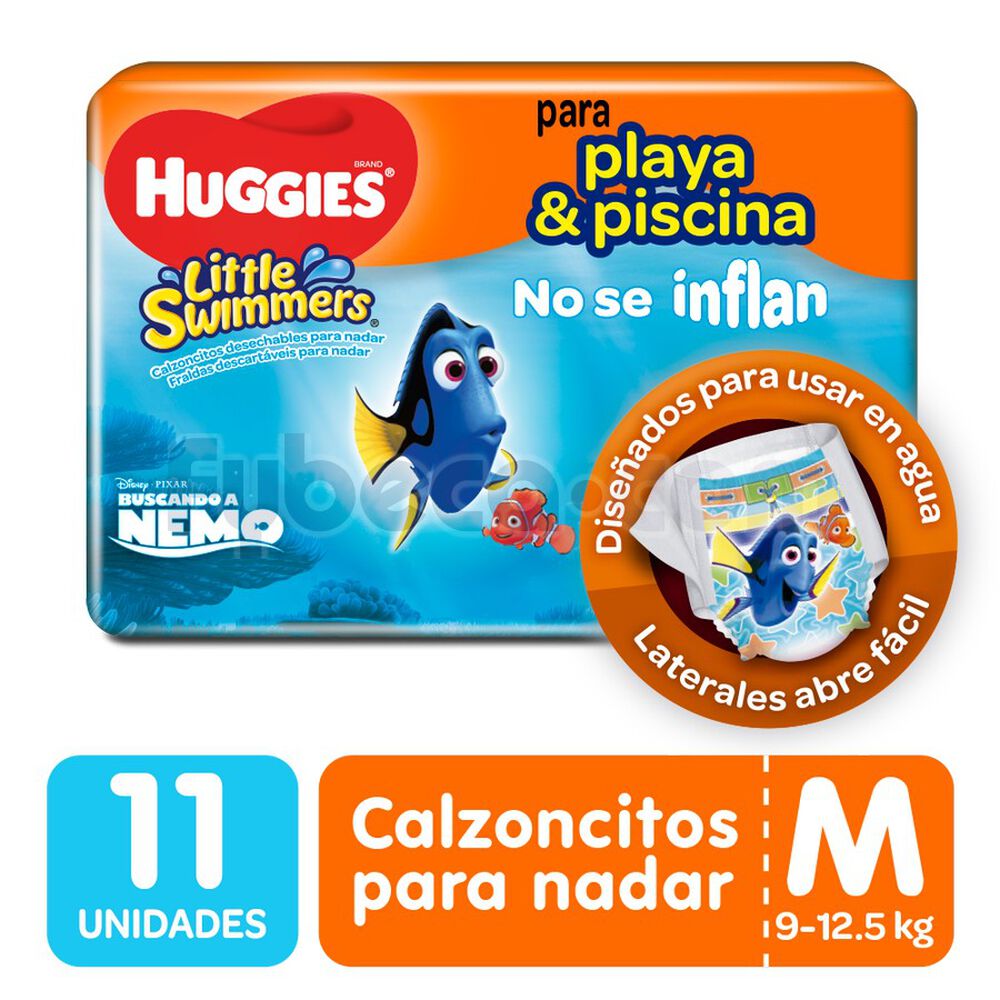 Pañales Huggies Littles Swimmers M Paquete