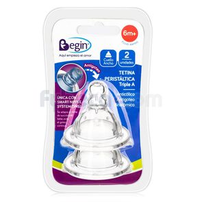 Chupón-De-Silicon-Begin-Cuello-Ancho-Paquete-imagen