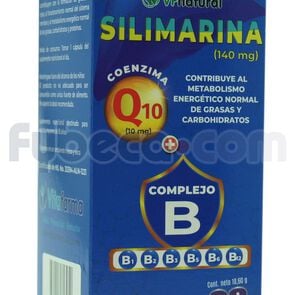 Silimarina-Con-Vitamina-B1,-B2,-B3,-B5,-B6-Y-B12-Y-Coenzima-Q10-X-30-Capsulas-imagen