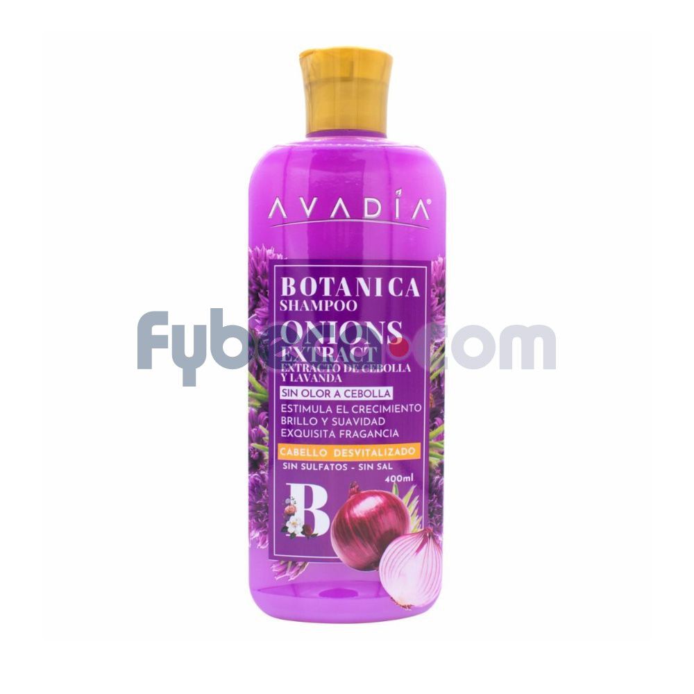 Shampoo-Avadia-Bot&aacute;nica-Extracto-De-Cebolla-400ml-imagen