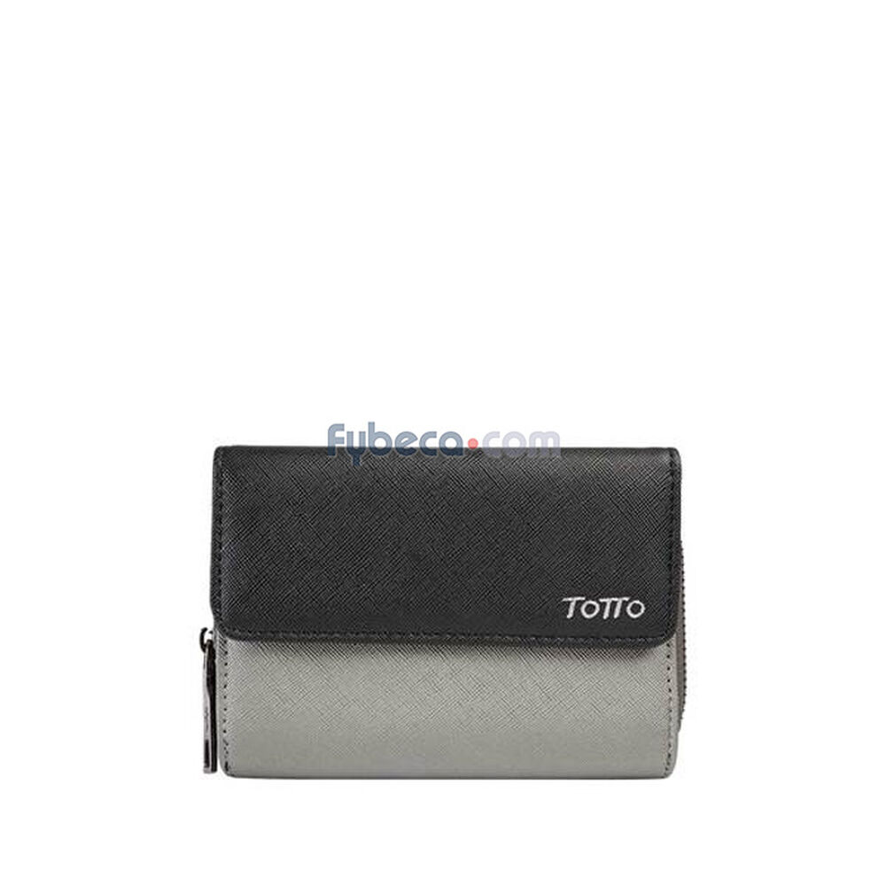 Billetera-F-Cancri-Totto-Gris-Y-Negro-Unidad-imagen