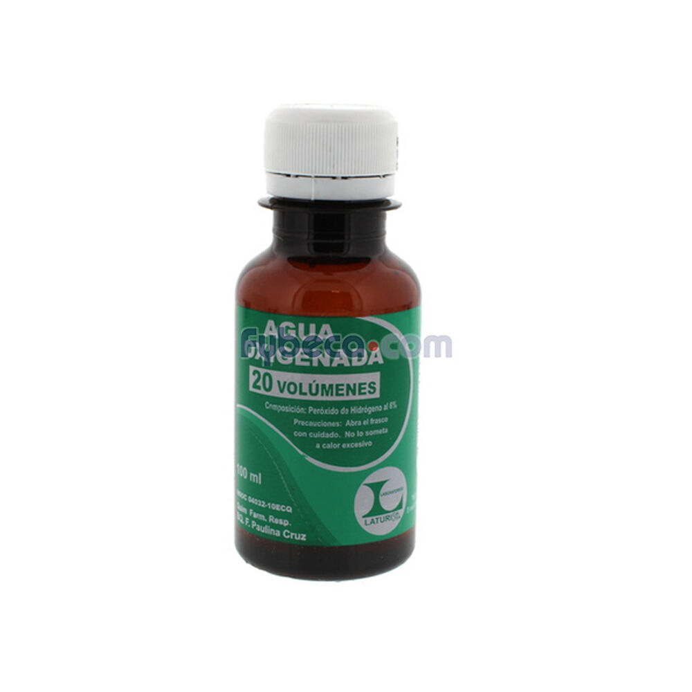 Agua Oxigenada Laturi 20 Vol 100 Ml Frasco