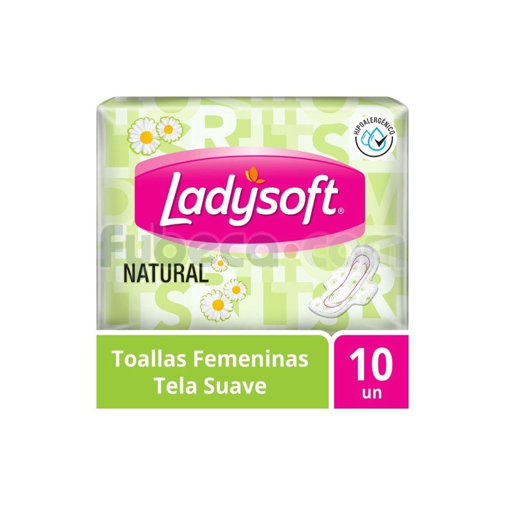 Toallas-Sanitarias-Ladysoft-Normales-Con-Alas-Extracto-De-Manzanilla-Paquete-imagen