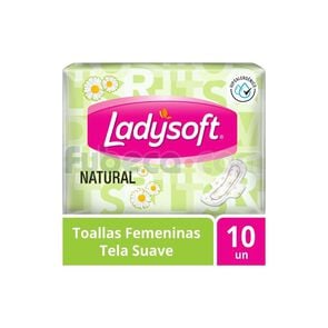 Toallas-Sanitarias-Ladysoft-Normales-Con-Alas-Extracto-De-Manzanilla-Paquete-imagen