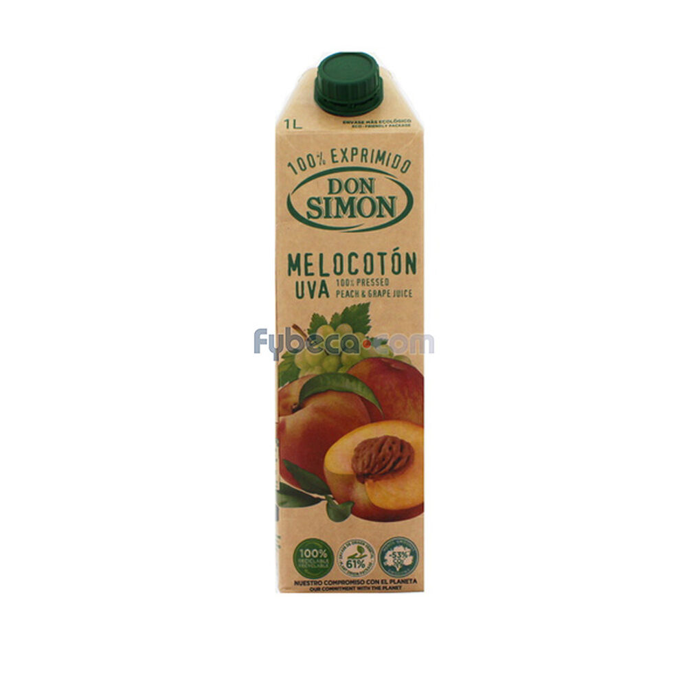 Jugo-Melocotón-Uva-100%-Exprimido-1-L-Tetra-Pak-Unidad-imagen
