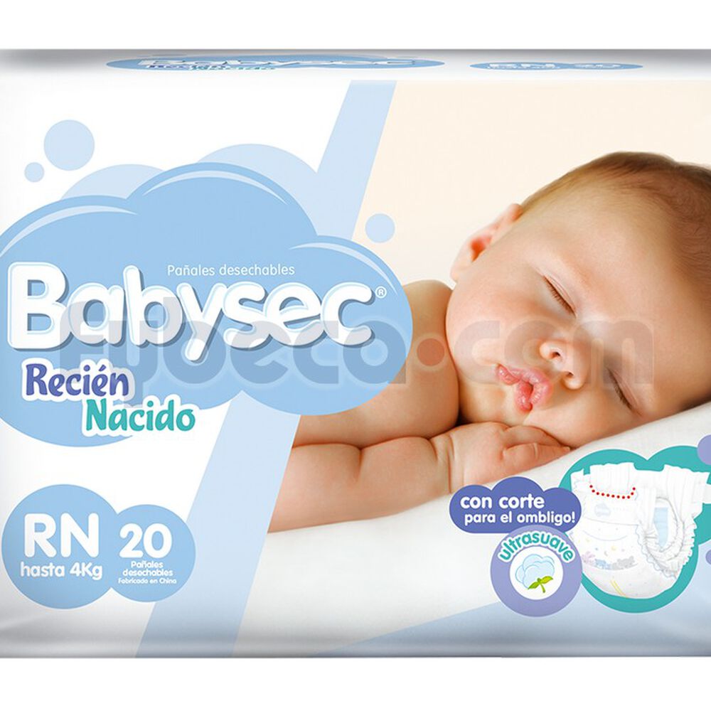 Pañales de Bebé Recién Nacido de Babysec, Productos