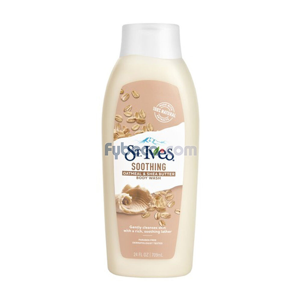 Jabón-Líquido-St-Ives-Calmante-Avena-Y-Manteca-De-Karité-709-Ml-Frasco-imagen