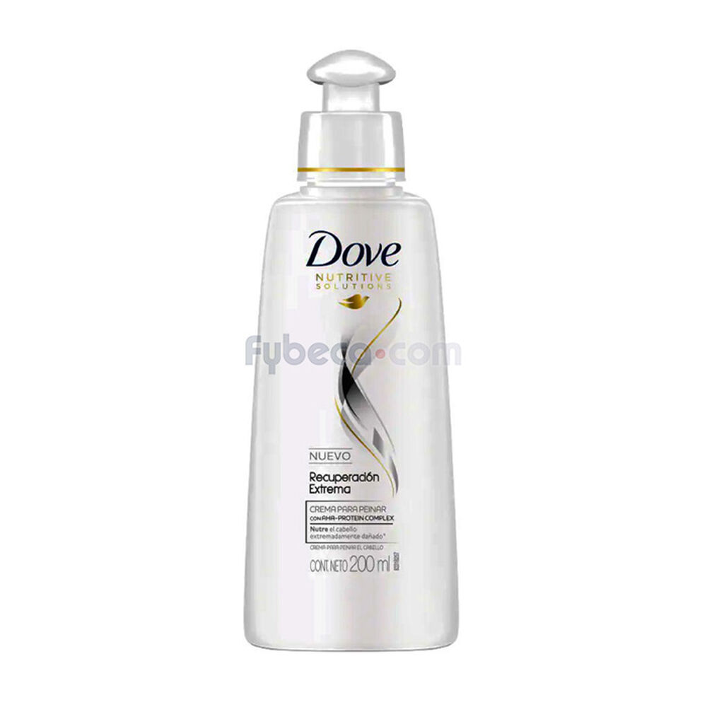 Crema-De-Peinar-Dove-Recuperación-Extrema-200-Ml-Frasco-imagen