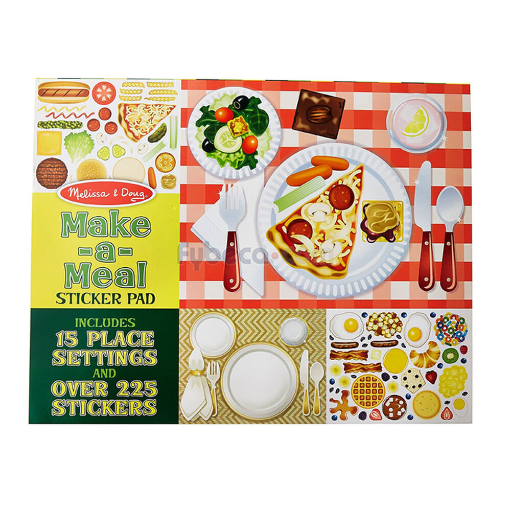 Pad-Stickers-Melissa-&-Doug-Haz-Tu-Comida-Unidad-imagen