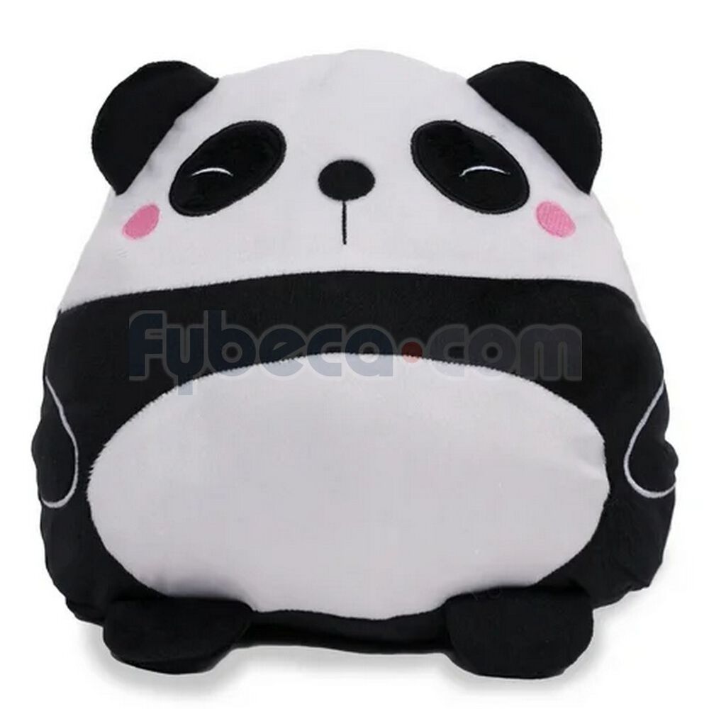 Almohada-Peluche-Panda-Glow-Negro-40Cm-C-120136-imagen