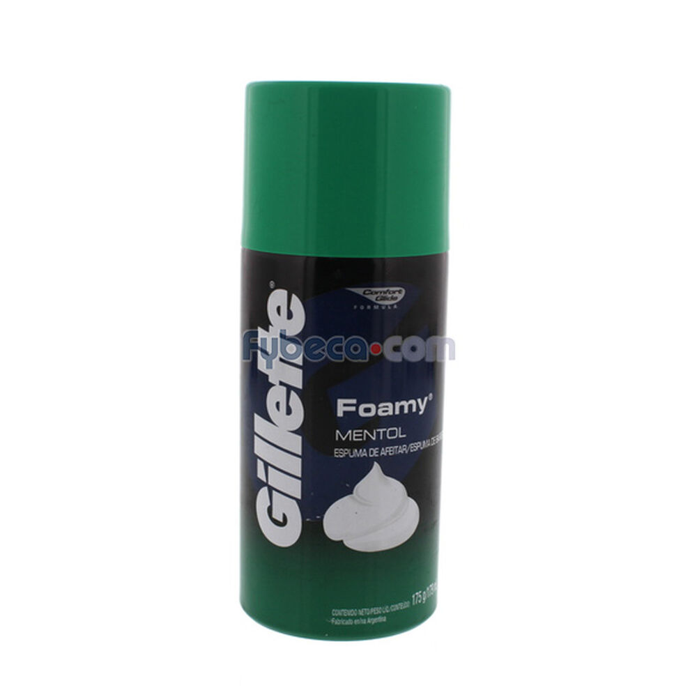 Espuma-De-Afeitar-Gillette-Mentol-175-G-Lata-imagen