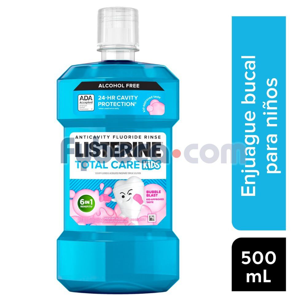 Listerine-Enjuague-Bucal-Total-Care-Kids-Bubble-Blast-500ml-imagen-1