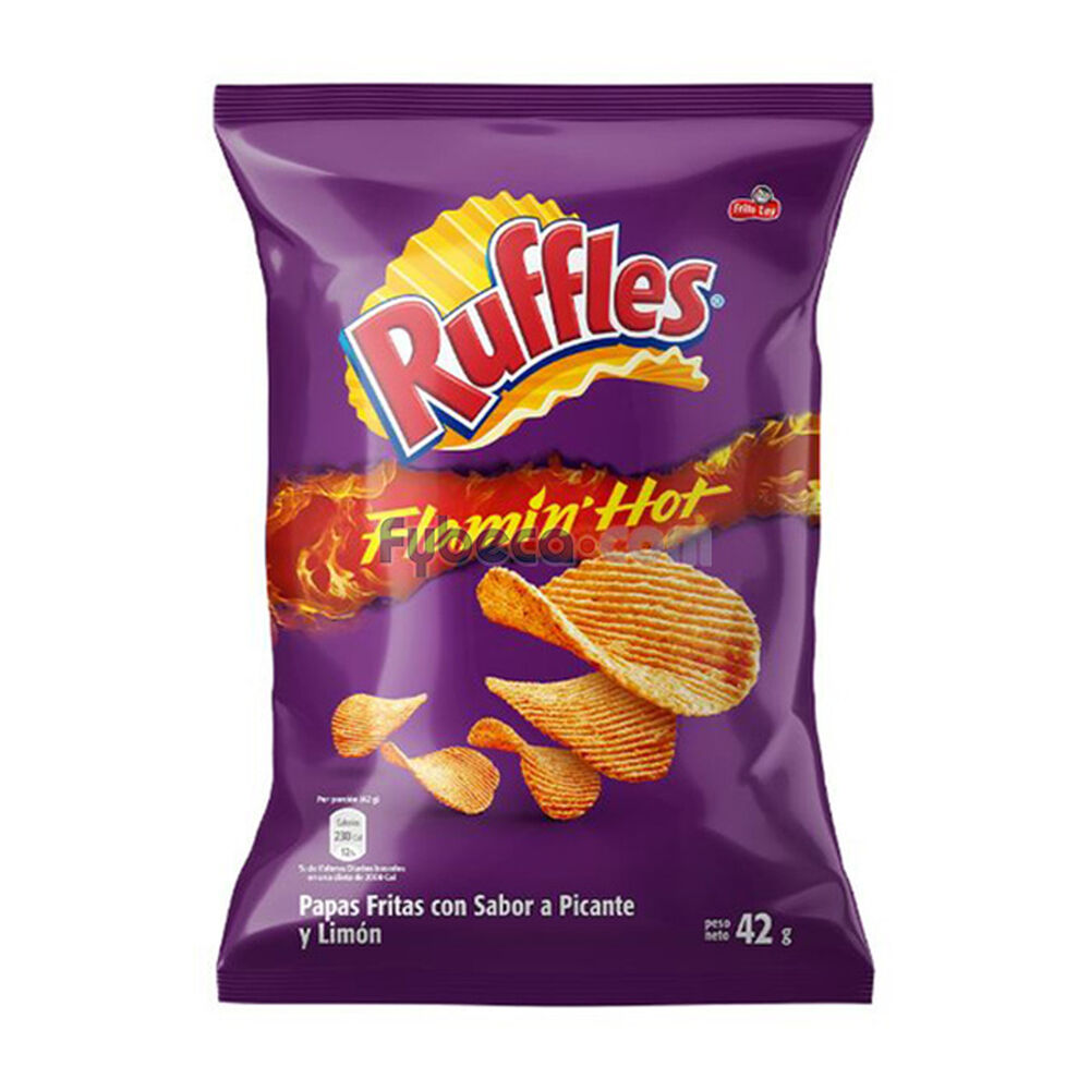 Papas-Fritas-Ruffles-Flamin-Hot-42-G-Unidad-imagen