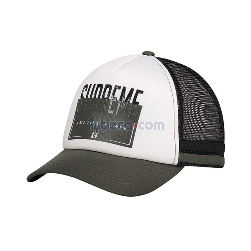 Gorra-Totto-Supreme-Blanco-Café-Unidad-imagen