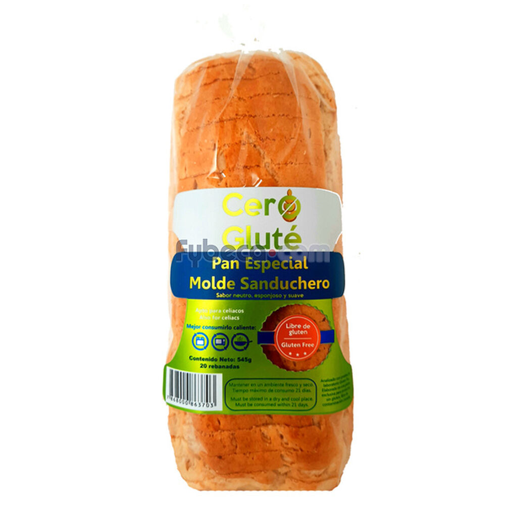 Pan Molde Cero Gluté 545 G Paquete Fybeca