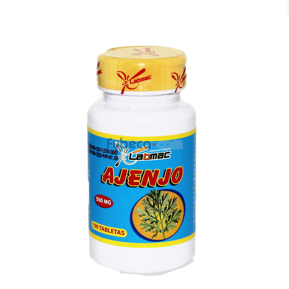 Ajenjo-Tab-500Mg-Frasco-X100-Suelta-imagen