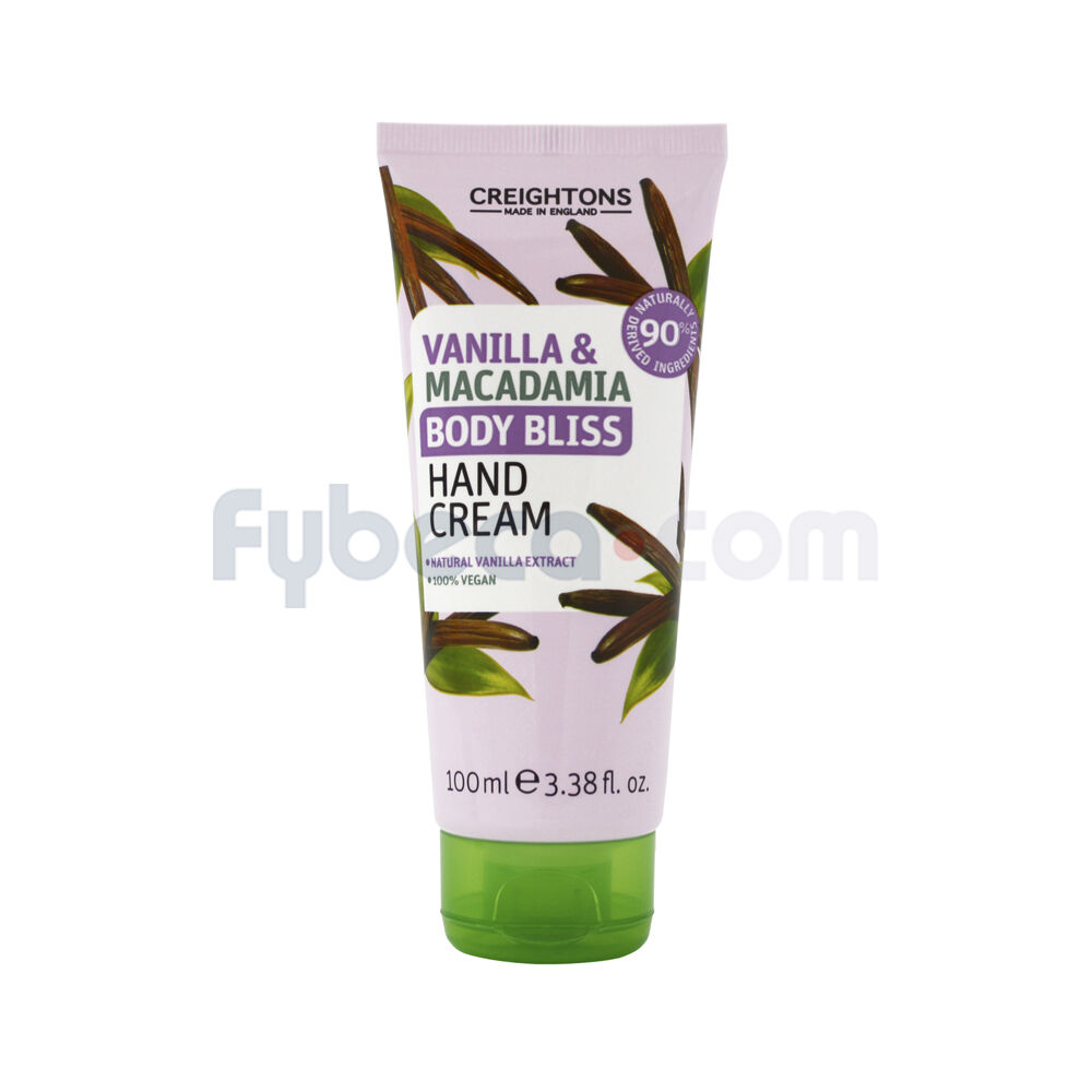 Crema-De-Manos-Body-Bliss-Creightons-Vainilla-&-Macadamia-100-Ml-Unidad-imagen