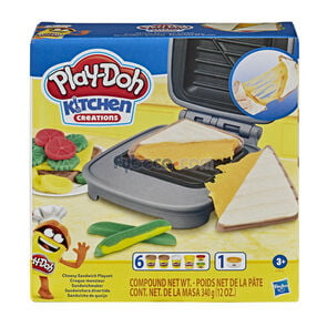 Juguete-Hasbro-Play-Doh-Kitchen-Creation-Set-Sanduche-De-Queso-Paquete-imagen