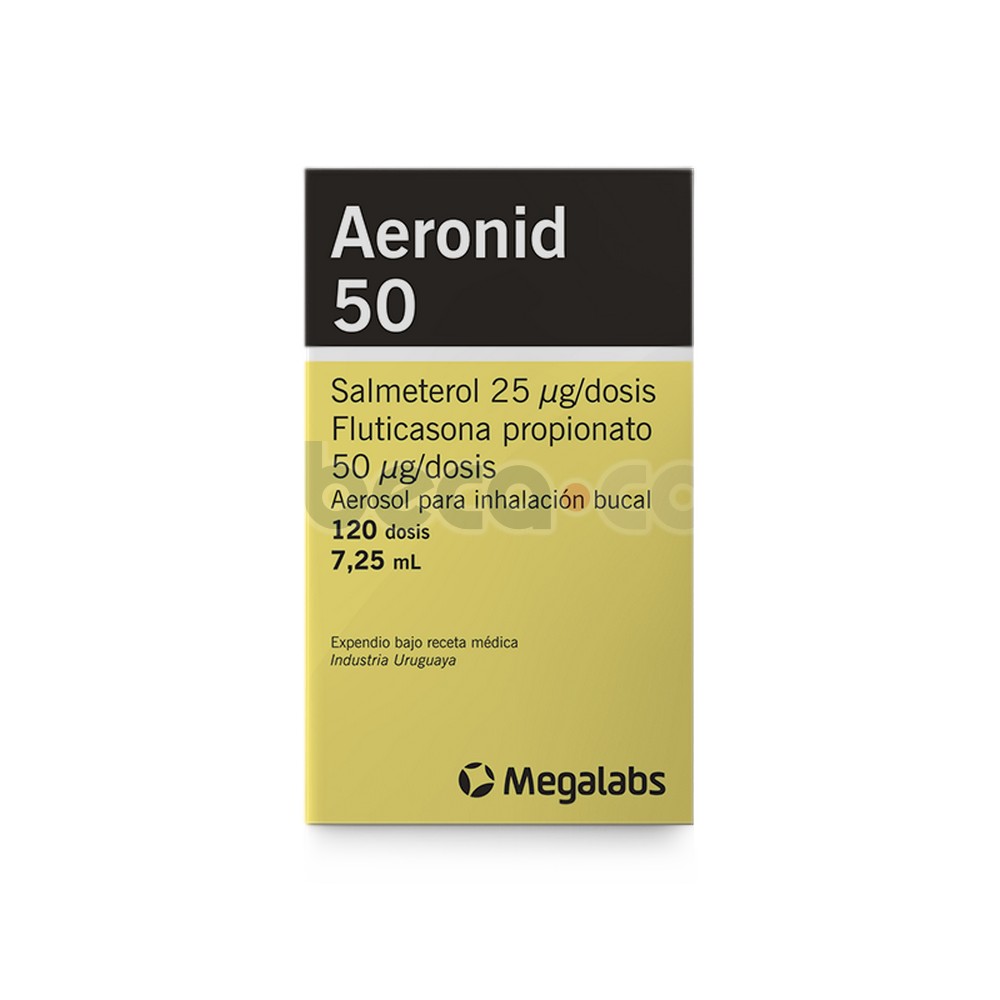 Aeronid 50 Inhlador 7,5 Mg 120 Dosis | Fybeca