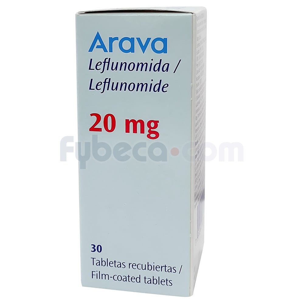 Arava Tabs. 20 Mg. F/30 Suelta | Fybeca