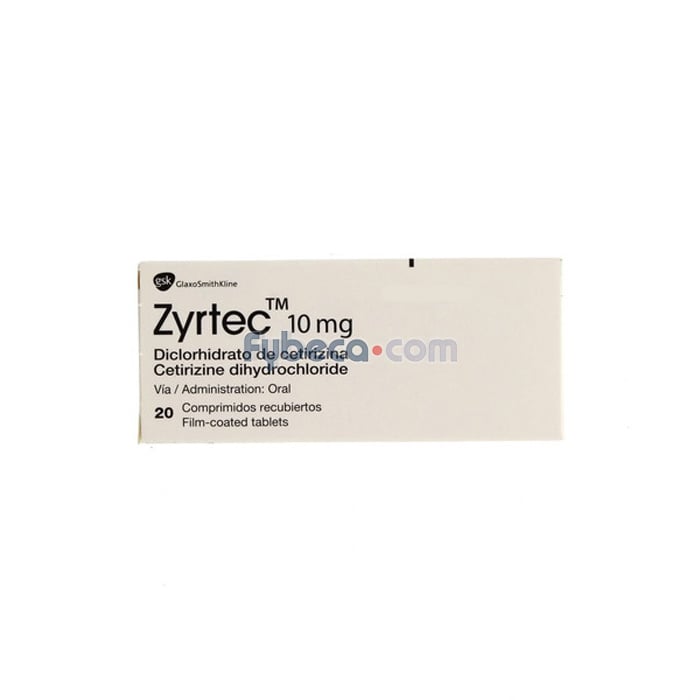 Zyrtec Gsk 10 Mg Unidad Fybeca