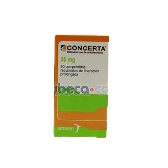Concerta 36 Mg Unidad Fybeca