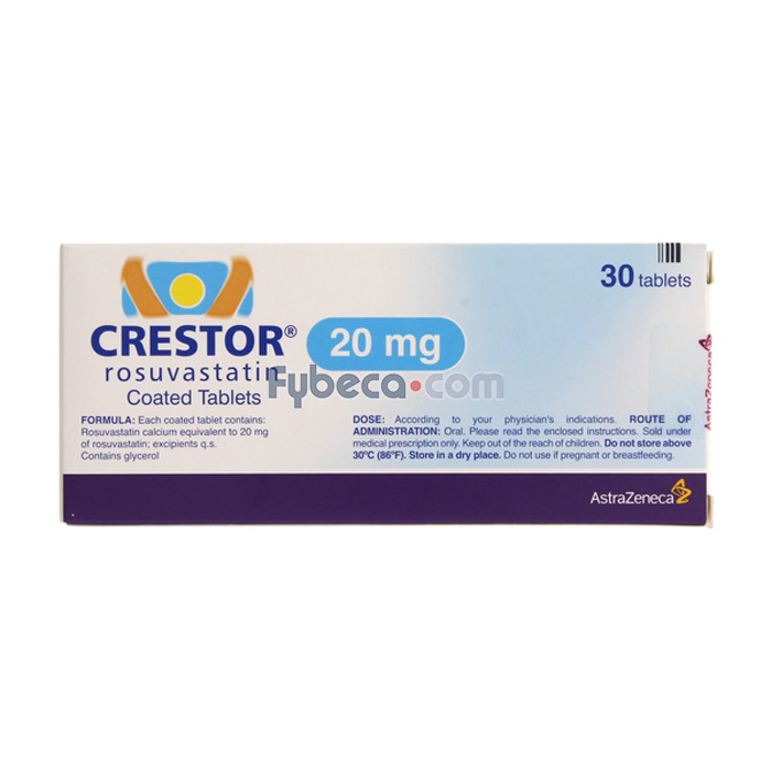 Crestor Rosuvastatina 20 Mg