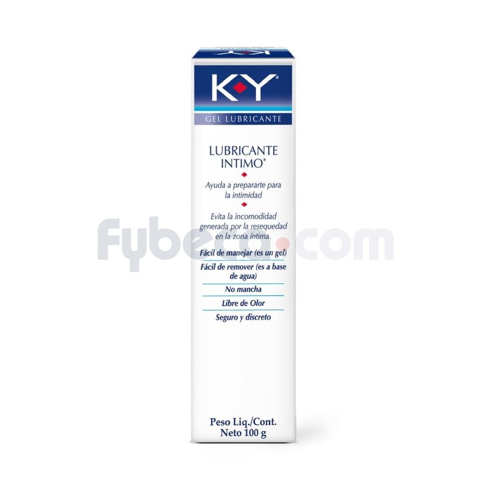 Gel Lubricante K-Y Gel T/100 | Fybeca Gel Lubricante K-Y Gel T/100 | Fybeca