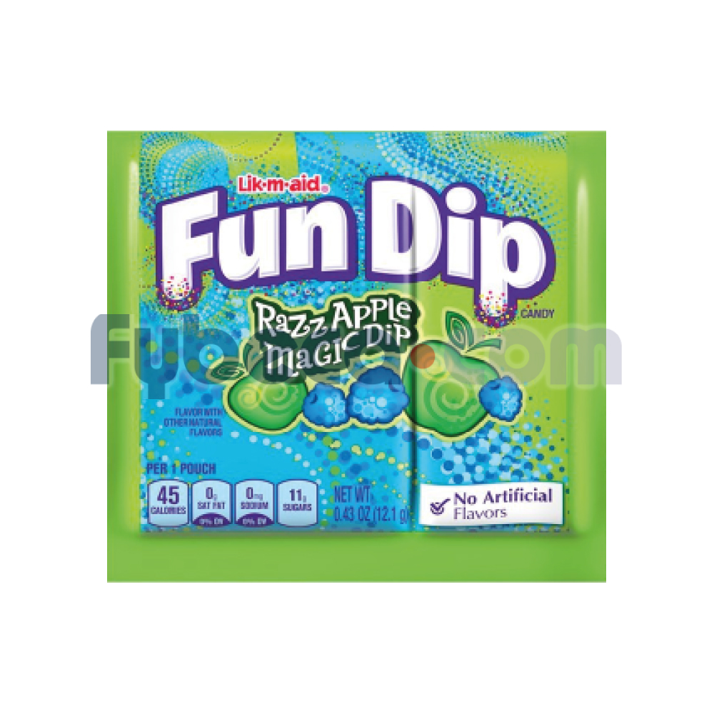 Caramelo Fun Dip Razz Apple Magic Dip 12.1 G Caja Fybeca