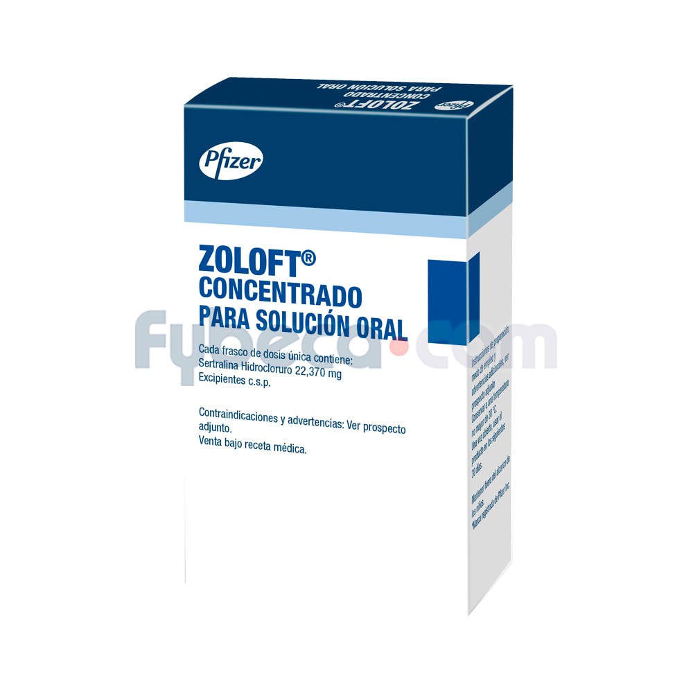 Zoloft Supension 20 Mg 60 Ml Fybeca