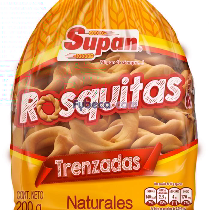 Rosquitas Trenzadas Supán 200 G Paquete | Fybeca
