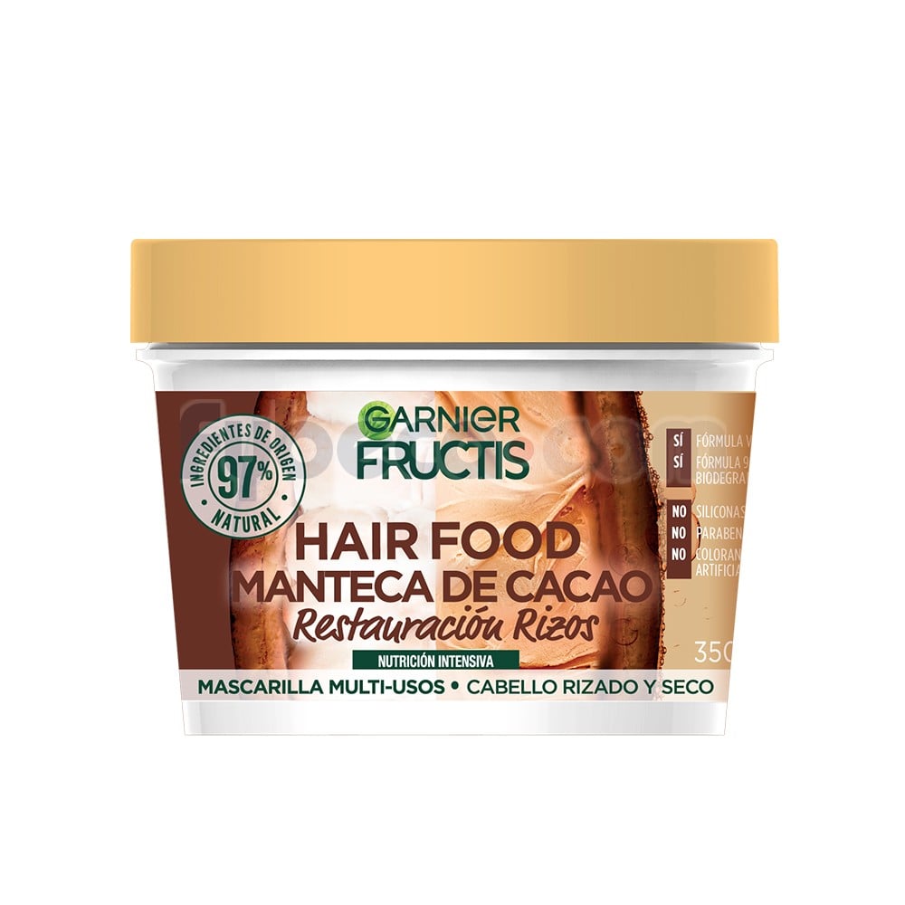 Tratamiento Fructis Hair Foods Cacao 350Ml Fybeca