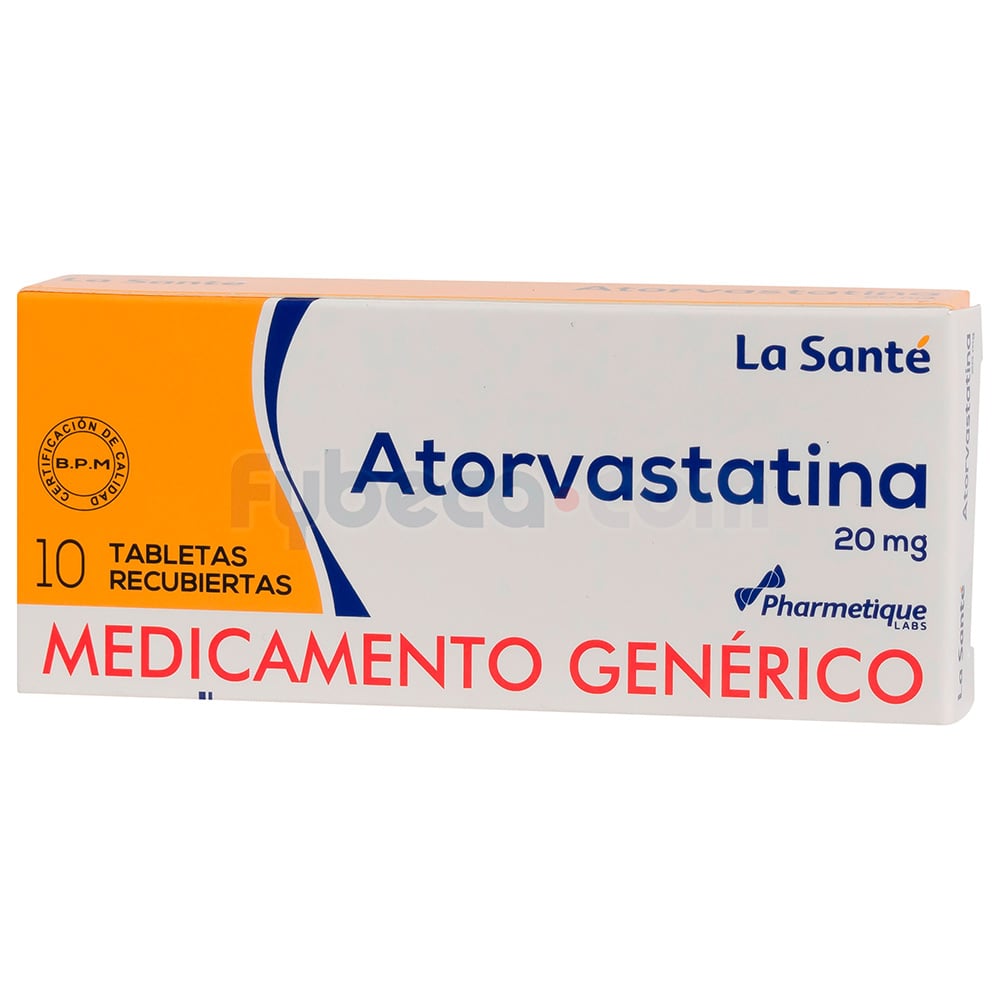 Atorvastatina 20 Mg Blíster Unidad Fybeca