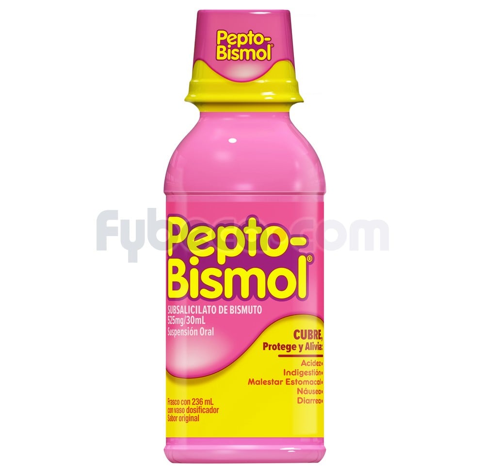 Pepto Bismol Original 236 Ml Suspension Oral | Fybeca