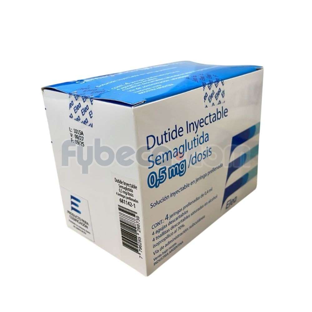 semaglutide ecuador precio Dutide Inyectable 0.50 Mg C/4- Unidad
