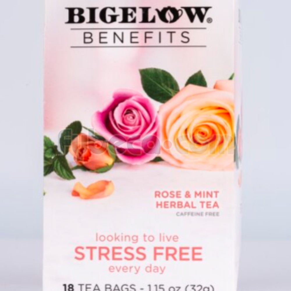 Te Bigelow Rose Mint Tea Stress Free (32G.) Fybeca