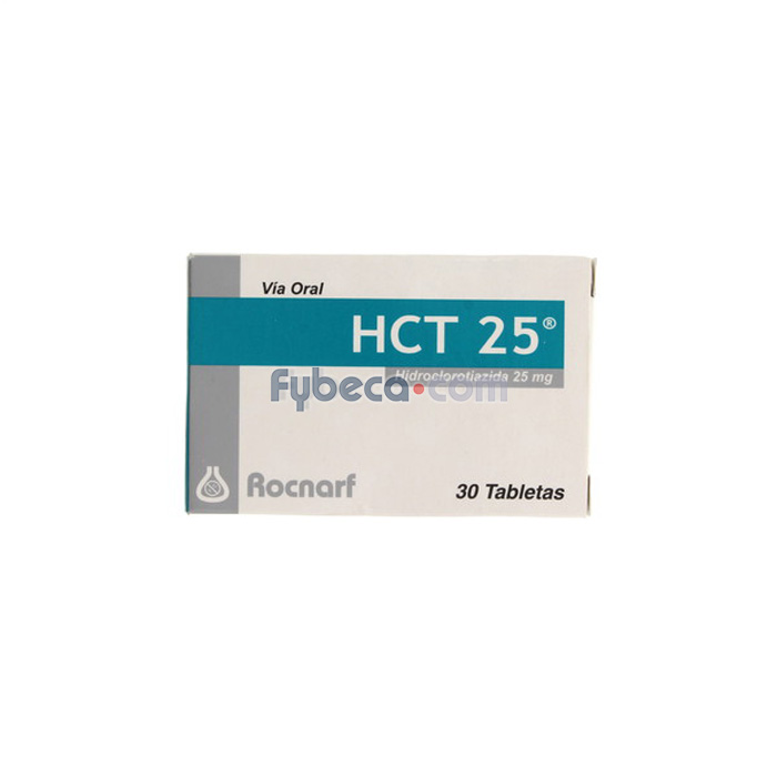 Hct 25 Tabs. 25 Mg C/30 Suelta Fybeca