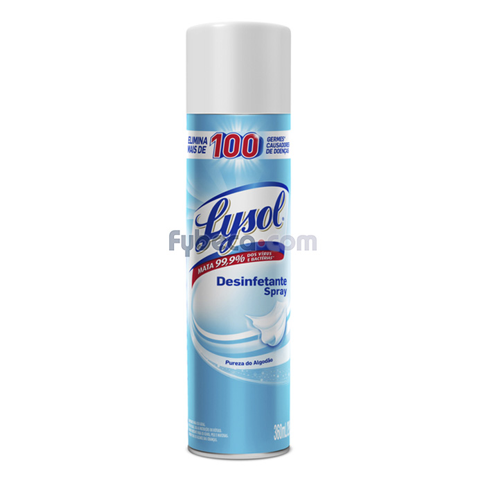 Desinfectante Lysol Pureza De Algodón 360 Ml Spray